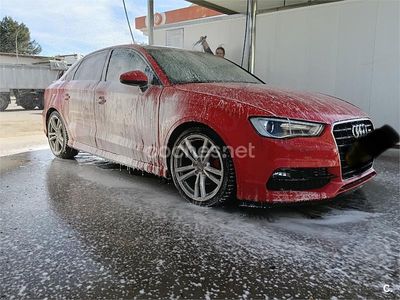 Usado Audi A3 S-Line 110 CV (80 kW) 2014 Rojo Berlina