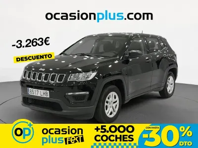 Usado Jeep Compass Sport 140 CV (102 kW) 2020 Negro SUV