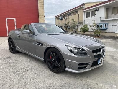 Usado Mercedes SLK200 Edition 184 CV (135 kW) 2012 Gris / plata Descapotable