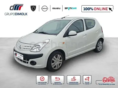 Usado Nissan Pixo Acenta 68 CV (50 kW) 2009 Blanco Utilitario