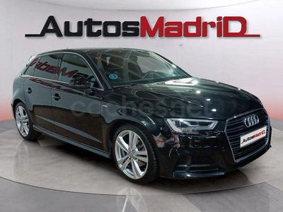 Usado Audi A3 S-Line 116 CV (85 kW) 2019 Negro Berlina