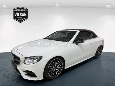 Usado Mercedes E400 333 CV (244 kW) 2018 Blanco Descapotable