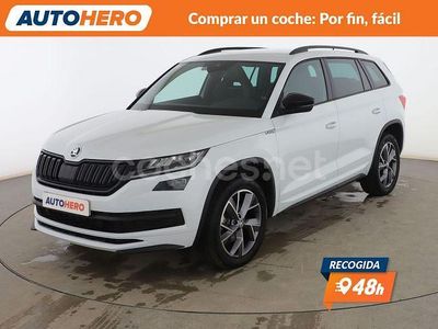 Blanco Usado 2021 Skoda Kodiaq SportLine SUV | 30.399 € (Un poco caro)