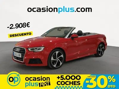 Usado Audi A3 Cabriolet S-Line 190 CV (139 kW) 2019 Rojo Descapotable
