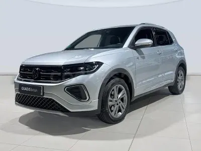 Usado VW T-Cross R-line 116 CV (85 kW) 2024 Gris plata SUV