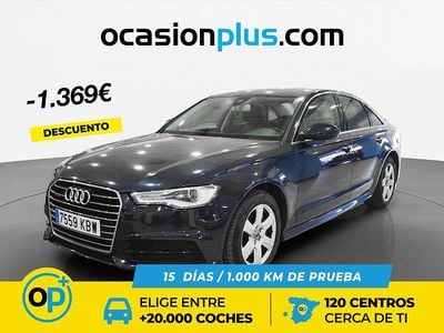 Usado Audi A6 Advanced 218 CV (160 kW) 2017 Azul Berlina