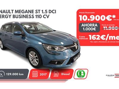 Azul Usado 2017 Renault Mégane GrandTour Business Familiar | 10.900 € (Precio justo)