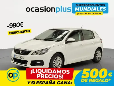 Usado Peugeot 308 Access 110 CV (80 kW) 2019 Blanco