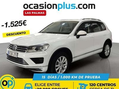Usado VW Touareg 204 CV (150 kW) 2016 Blanco SUV