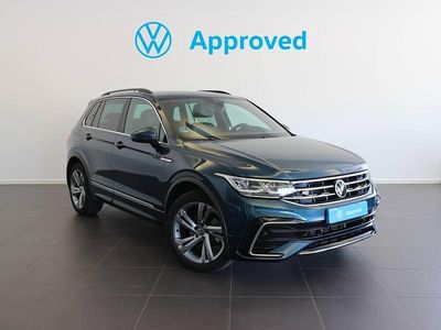 Azul Usado 2021 VW Tiguan R-line SUV | 30.500 € (Precio justo)