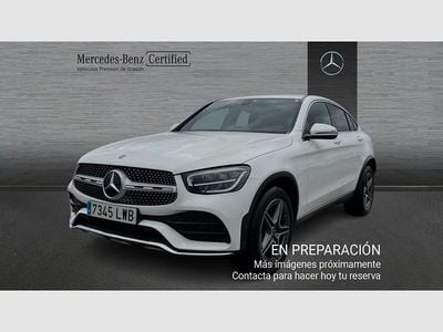 Usado Mercedes GLC220 AMG line 194 CV (142 kW) 2022 Blanco polar  pintura unicolor Coupe