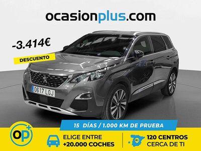 Usado Peugeot 5008 GT-line 130 CV (95 kW) 2020 Gris SUV