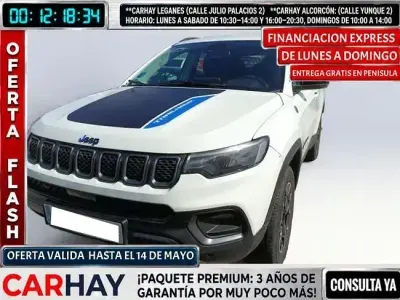Begagnad Jeep Compass Trailhawk 241 HK (177 kW) 2022 Vit SUV