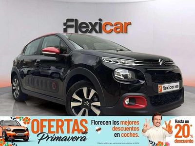 Usado Citroën C3 Feel 68 CV (50 kW) 2018 Negro Utilitario