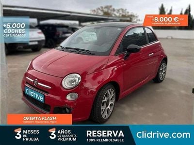 Usado Fiat 500 S 69 CV (50 kW) 2015 Rojo Descapotable