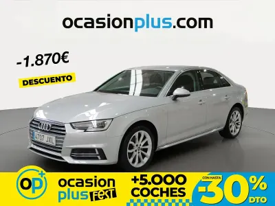 Usado Audi A4 S-Line 150 CV (110 kW) 2017 Gris Berlina