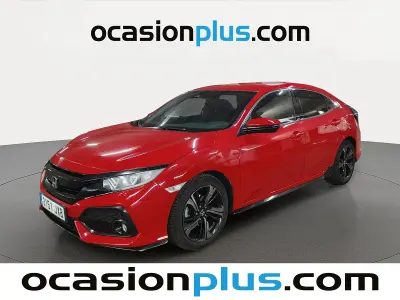 Używany Honda Civic Elegance 129 KM (94 kW) 2017 Czerwony Sedan/Limuzyna