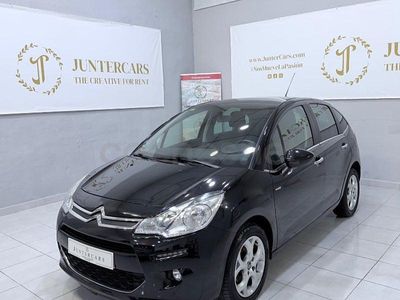 Usado Citroën C3 Feel 82 CV (60 kW) 2016 Negro Berlina