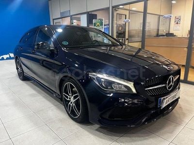 Usado Mercedes CLA200 AMG line 136 CV (100 kW) 2016 Azul Berlina