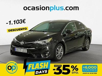 Usado Toyota Avensis Advance 143 CV (105 kW) 2017 Negro Berlina