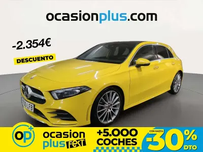 Usado Mercedes A200 163 CV (119 kW) 2020 Amarillo Berlina