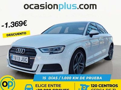 Usado Audi A3 S-Line 116 CV (85 kW) 2016 Blanco Berlina