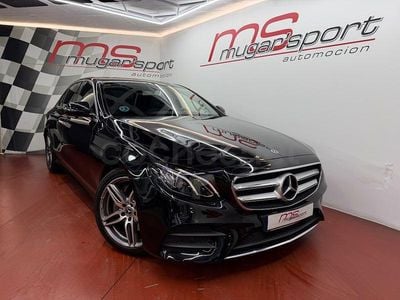Usado Mercedes E200 150 CV (110 kW) 2017 Negro Berlina