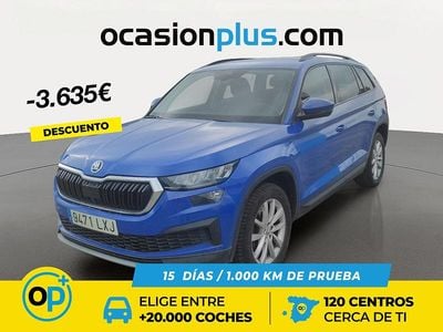 Azul Usado 2022 Skoda Kodiaq Ambition SUV | 25.500 € (Precio justo)
