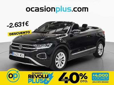 Usado VW T-Roc Cabriolet Style 150 CV (110 kW) 2023 Negro Descapotable