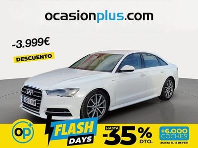 Usado Audi A6 S-Line 190 CV (139 kW) 2018 Blanco Berlina