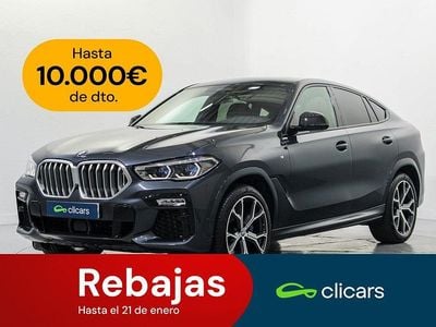 Negro Usado 2021 BMW X6 SUV | 56.890 € (Precio justo)
