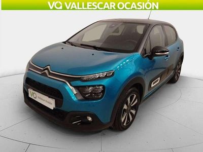 Usado Citroën C3 Feel 83 CV (61 kW) 2021 Azul Utilitario