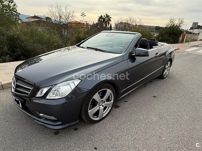 Gris / plata Usado 2013 Mercedes E220 Avantgarde Descapotable | 18.900 € (Precio justo)