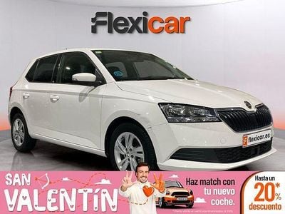 Usado Skoda Fabia Ambition 110 CV (80 kW) 2020 Blanco