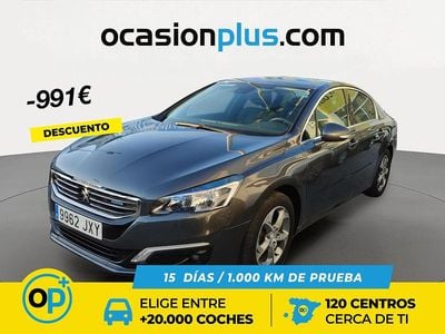 Usado Peugeot 508 Active 120 CV (88 kW) 2017 Gris Berlina