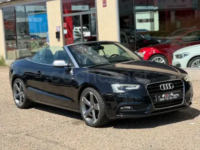 Usado Audi A5 Cabriolet S-Line 170 CV (125 kW) 2014 Negro Descapotable