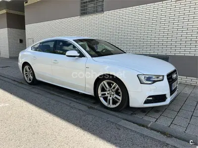 Usado Audi A5 Sportback S-Line 245 CV (180 kW) 2013 Blanco Utilitario