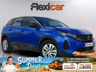 Usado Peugeot 3008 Active 130 CV (95 kW) 2022 Azul SUV