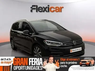 Usado VW Touran Sportline 150 CV (110 kW) 2021 Negro Monovolumen