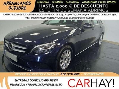 Usado Mercedes C200 Business 160 CV (117 kW) 2019 Negro Familiar
