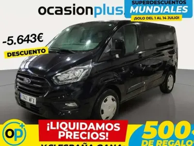 Usado Ford Transit Custom Trend 131 CV (96 kW) 2023 Negro Familiar