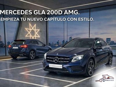 Usado Mercedes CLA200 AMG line 136 CV (100 kW) 2017 Azul Coupe