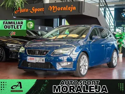 Usado Seat Leon FR 150 CV (110 kW) 2016 Azul Familiar