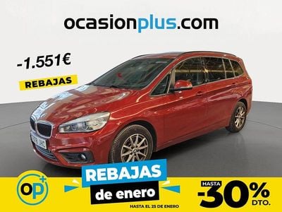 Rojo Usado 2015 BMW 218 Gran Tourer Monovolumen | 14.190 € (Precio justo)