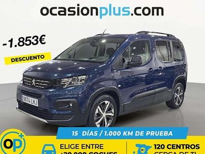 Usado Peugeot Rifter GTi 131 CV (96 kW) 2021 Azul Monovolumen