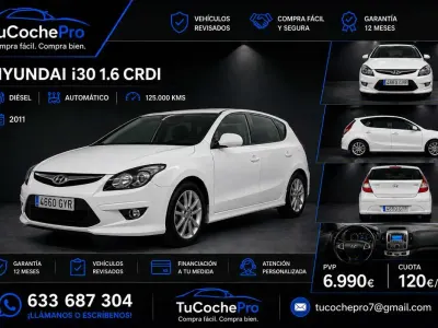 Käytetty Hyundai i30 Style 114 HP (83 kW) 2010 Valkoinen Farmari
