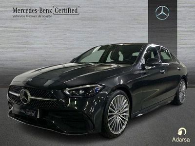 Gris grafito Usado 2023 Mercedes C200 AMG line Berlina | 47.200 € (Caro)