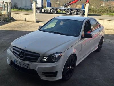 Usado Mercedes C200 136 CV (100 kW) 2013 Blanco Berlina