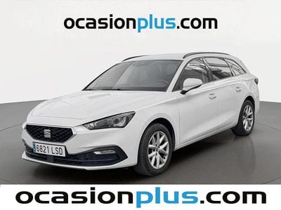 Usado Seat Leon Style 115 CV (84 kW) 2021 Blanco Monovolumen