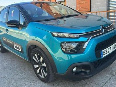 Usado Citroën C3 Feel 102 CV (75 kW) 2021 Verde Utilitario
